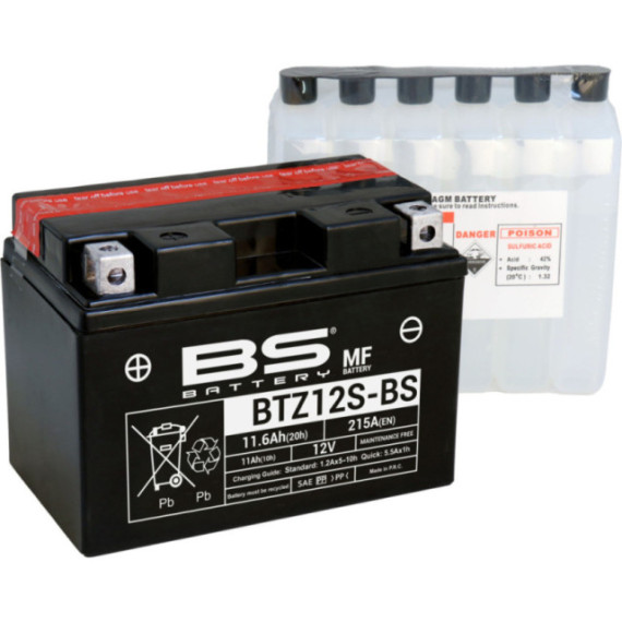 BS Battery  BTZ12S-BS MF (cp) Maintenance Free