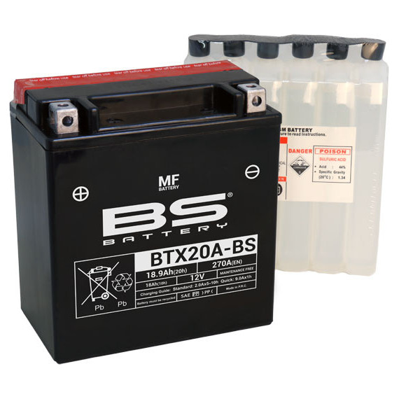 BS Battery  BTX20A-BS MF (cp) Maintenance Free