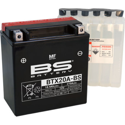 BS Battery  BTX20A-BS MF (cp) Maintenance Free