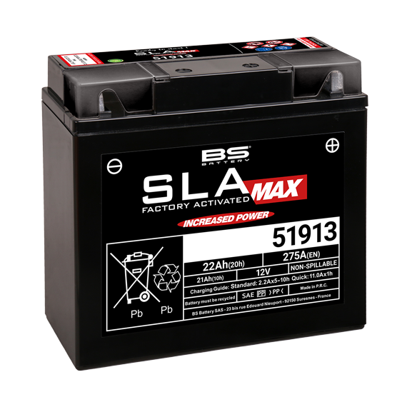 BS Battery  51913 (FA) SLA MAX - Sealed & Activated  