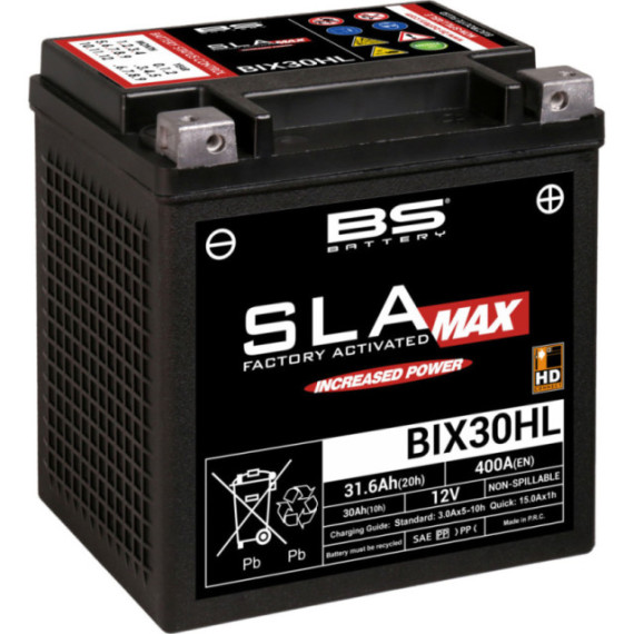 BS Battery  BIX30HL (FA) SLA MAX - Sealed & Activated