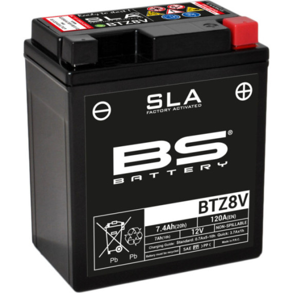 BS Battery  BTZ8V (FA) SLA - Sealed & Activated