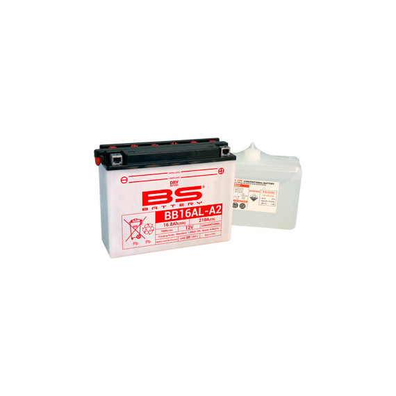 BS Battery  BB16AL-A2 (cp) Conventional, Dry charged