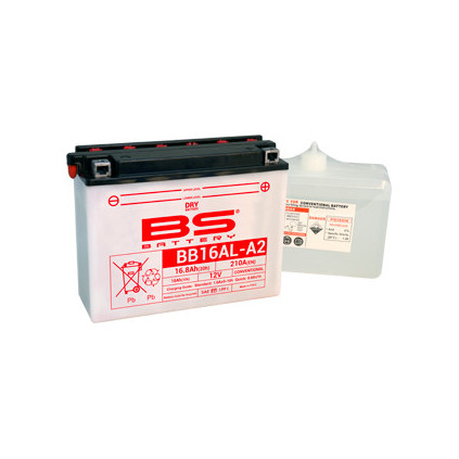 BS Battery  BB16AL-A2 (cp) Conventional, Dry charged