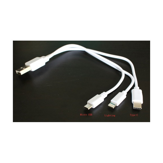 Hyper Smart start 3-IN-1 type-C USB cable 