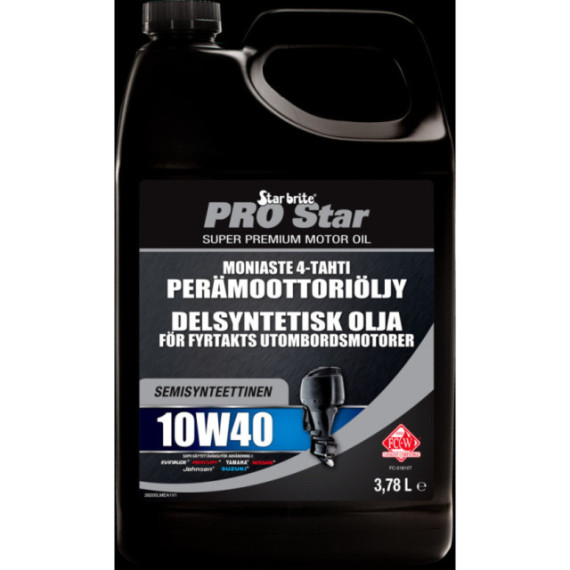 Star brite Super Premium Synthetic Blend 4 Stroke Oil 10W40 3,78L