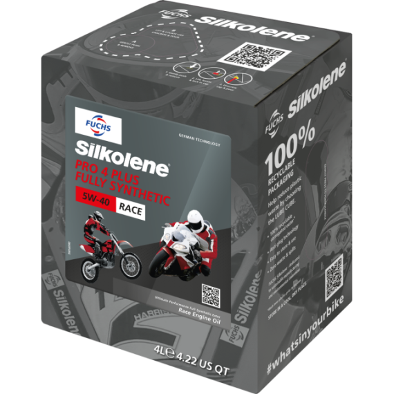 Silkolene Pro 4 Plus 5W-40 4L CUBE