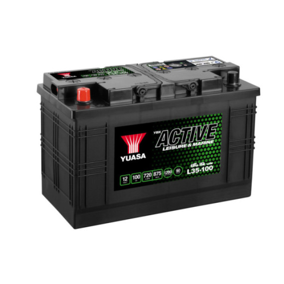 Yuasa L35-100 Active Leisure Battery 12V 100Ah 720A Note: Pallet cargo (12)