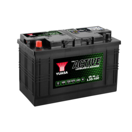 Yuasa L35-100 Active Leisure Battery 12V 100Ah 720A Note: Pallet cargo (12)