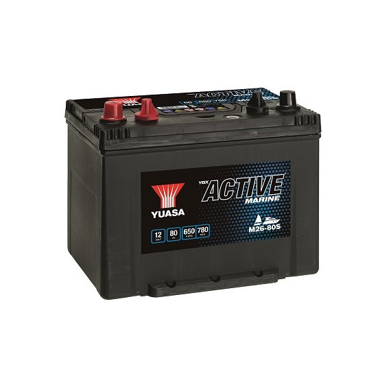 Yuasa M26-80S Active Marine Start Battery 12V 80Ah 650A Note: Pallet cargo (18)