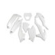 UFO Plastic kit 6-parts White 047 KTM EXC/EXC-F 125-450 17-19