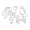 UFO Plastic kit 6-parts White 047 KTM EXC/EXC-F 125-450 17-19