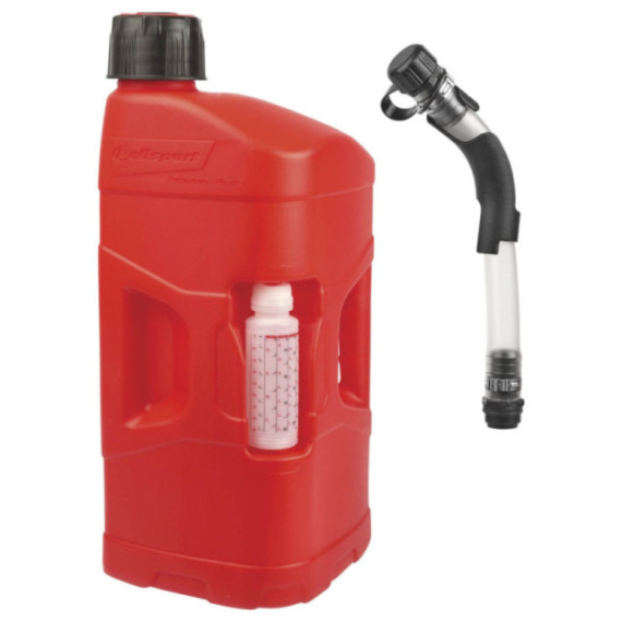 Polisport ProOctane 20 L with standard cap + 250ml mixer +Fill Hose with bender