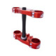 Scar Triple Clamps - Honda Offs:22mm Red color