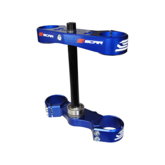 Scar Triple Clamps - Ktm/Husqvarna Offset:16mm Blue color