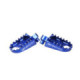 Scar Standard Footpegs - Yamaha Blue color