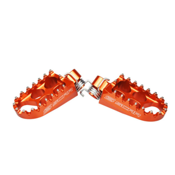 Scar Standard Footpegs - Ktm/Husab Orange color