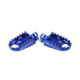 Scar Evolution Footpegs - Yamaha Blue color