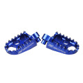 Scar Evolution Footpegs - Yamaha Blue color