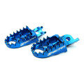 Scar Evolution Footpegs - Honda/Kawasaki  Blue color