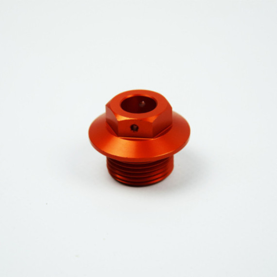 Scar Steering Stem Nut & Tool - Ktm/Husaberg All - Orange Color