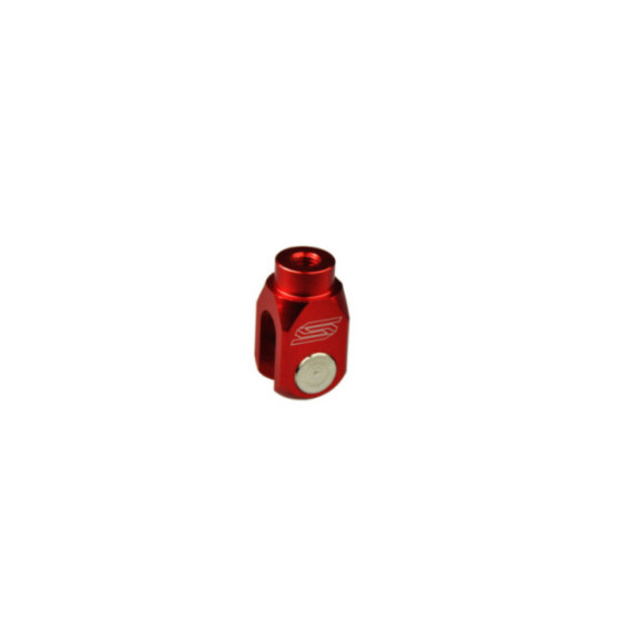 Scar Brake clevis - Suzuki/Yamaha Red color