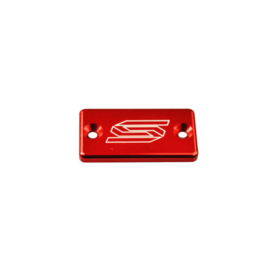 Scar Front Brake Reservoir Cover - Kawasaki/Suzuki/Yamaha Red color