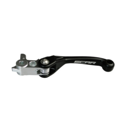 Scar Unbreakable Pivot Clutch Lever - Kawasaki/Suzuki/Yamaha Black color 