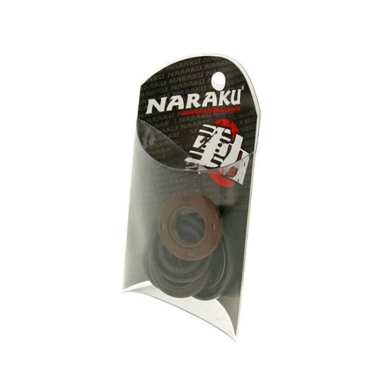 Naraku Oil seal set, China-scooter 4-S 50cc / Kymco 4-T / Peugeot 4-T / SYM