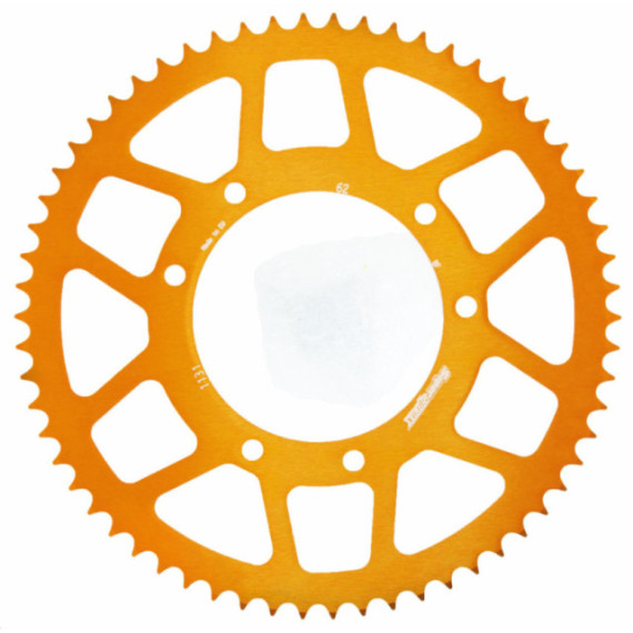 Supersprox Rear Sprocket, Gold, 62 teeth (420), Ø105mm, Aprilia, Derbi, Drac, 