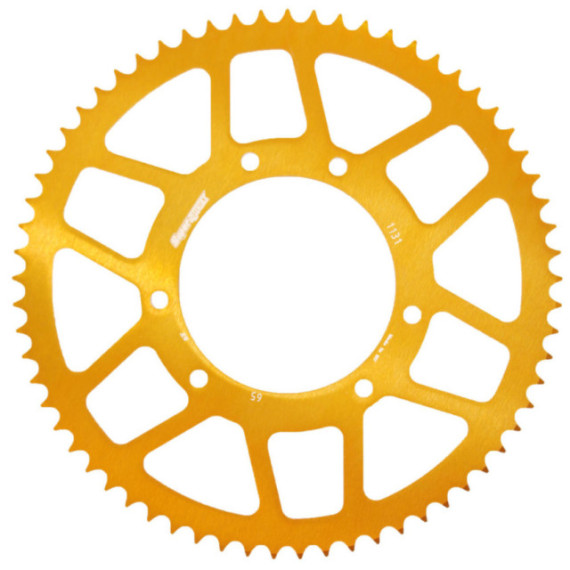 Supersprox Rear Sprocket, Gold, 65 teeth (420), Ø105mm, Aprilia, Derbi, Drac, Ri