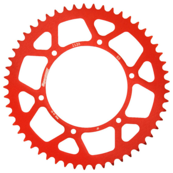 Supersprox Rear Sprocket, Red, 53 teeth (420), Ø108mm, Aprilia 14-, Derbi 10