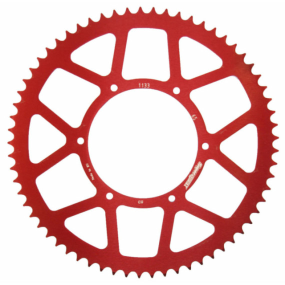 Supersprox Rear Sprocket, Red, 62 teeth (420), Ø108mm, Aprilia 14-, Derbi 10