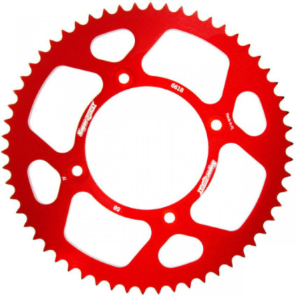 Supersprox Rear Sprocket, Red, 58 hammasta (420), Ø100mm, Beta RR 05-