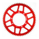 Supersprox Rear Sprocket, Red, 62 teeth (420), Ø100mm, Fantic 50cc 07-19