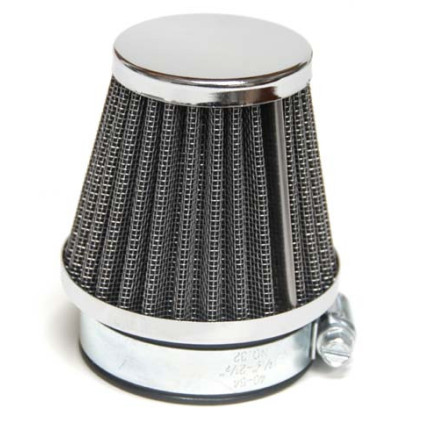 Tec-X Air filter, Connection Ø 52mm, (Ø 75 - 51mm x l. 68mm)