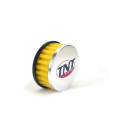 TNT Air filter, R-Box, Yellow, Connection Ø 28/35mm, (Ø 85mm l. 39mm)