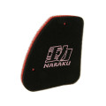 Naraku Air filter, Double Layer, Peugeot Vertical