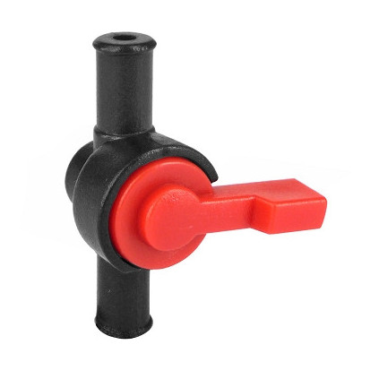 TNT Fuel tap, Universal, Ø 6mm / Ø 6mm, Plastic