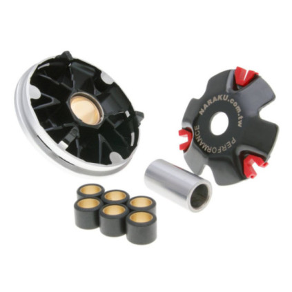 Naraku Variator set HS Racing V2, China-scooters 4-S / Kymco 4-S / Peugeot 4-T