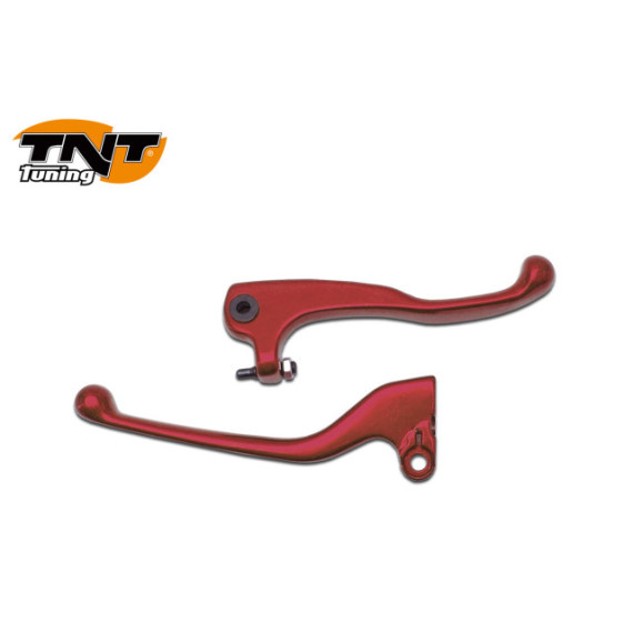 TNT Lever set, Red, Aprilia RX,SX 06-10 / Derbi Senda DRD Racing 04-08