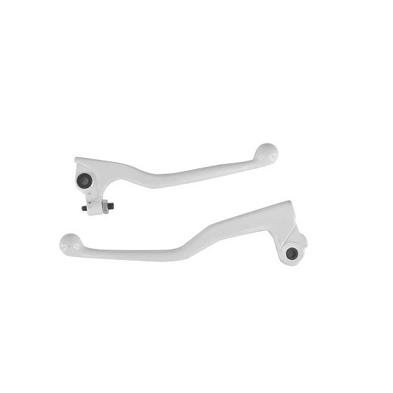 TNT Lever set, White, Yamaha DT 50 R, SM, Yamaha DT 50 X