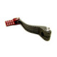 Tec-X Gear pedal, Carbon-style/Red, Derbi Senda / Aprilia RX,SX  06- / Gilera RC