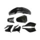 Tec-X Bodywork kit, Black, Derbi Senda R X-Treme 03-10, SM X-Treme 02-10