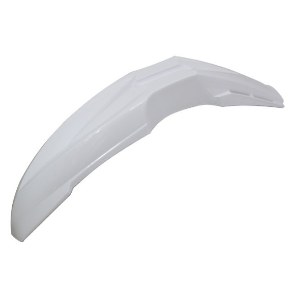 Tec-X Front fender, Supermotard, White, Universal