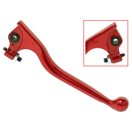 Tec-X Brake lever, Red, Derbi Senda / Gileras RCR,SMT, Yamaha DT 50 R, SM, X