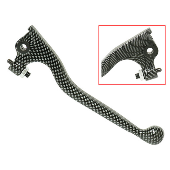 Tec-X Brake lever, Carbon-style, Derbi Senda / Gileras RCR,SMT, Yamaha DT 50 R, 