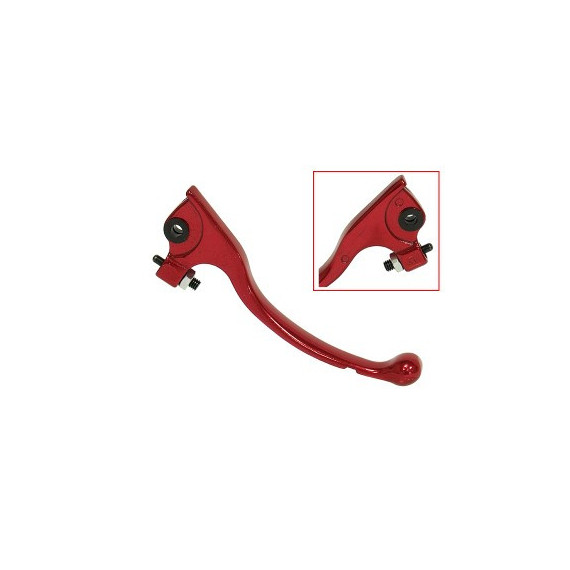 Tec-X Brake lever, Red, Derbi Senda DRD Pro / Drac / Rieju MRT