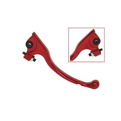 Tec-X Brake lever, Red, Derbi Senda DRD Pro / Drac / Rieju MRT