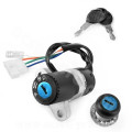 Ignition switch & Lock set, Aprilia RX,SX 06- / Derbi Senda 05- / Gilera RCR,SMT